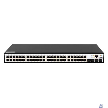 SNR SNR-S2985G-48T-RPS Управляемый гигабитный коммутатор уровня 2, 48 портов 10/100/1000Base-T, 4 порта 100/1000Base-X (SFP), встроенный БП ~220V AC, RPS 12V DC