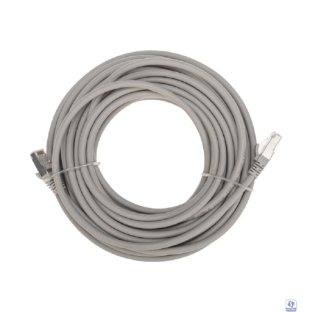 Rexant (02-0390-10) Патч-корд S/FTP, CAT 6A (10G), RJ45-RJ45, 28AWG, LSZH, серый, 10м
