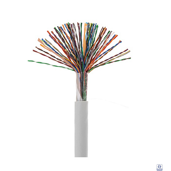 Rexant (01-1013-R) Кабель витая пара U/UTP, CAT 5е, PVC, 25PR, 24AWG, INDOOR, SOLID, серый, 305м, РФ