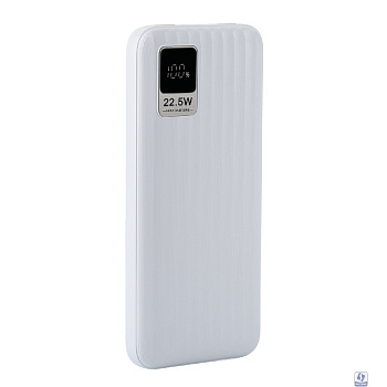 Perfeo Powerbank WATERFALL 10000 mAh/LED дисплей/PD + QC 3.0/Type-C/2 USB/Выход: 5A, max 22.5WWhite (PF_E1468)