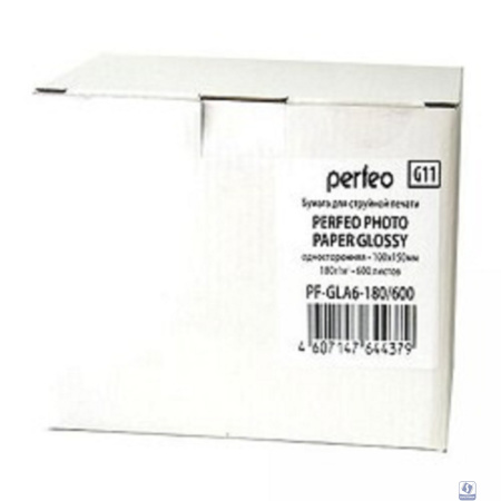 Perfeo PF-GLA6-180/600 Бумага Perfeo глянцевая 600л, 10х15 180 г/м2 (G11)