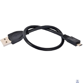 Gembird PRO CCP-mUSB2-AMBM-0,3m USB 2.0 кабель для соед. 0.3м  AM-microBM (5 pin)  экран, черный, пакет 