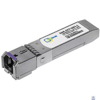 SNR SNR-SFP-W53-3 Одноволоконный модуль, SFP WDM 1000Base-BX, разъем SC, рабочая длина волны Tx/Rx: 1550/1310нм, дальность до 3км (6dB), с поддержкой функции DDM