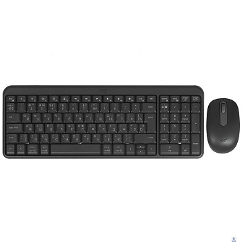 920-013853 Logitech Клавиатура + мышь MK250 оригинальная заводская гравировка RU/LAT