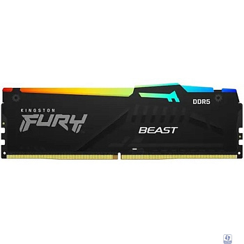 Kingston DDR5 16GB 5600 DIMM FURY Beast RGB XMP Gaming Memory KF556C40BBA-16 