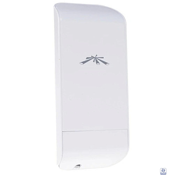UBIQUITI NanoStation Loco M2 Точка доступа Wi-Fi, AirMax, 5км,  Рабочая частота 2412-2462 МГц (белый)