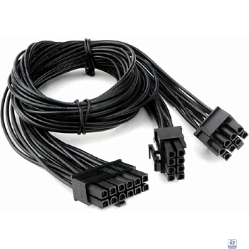 Cablexpert Кабель питания PCIe PCIe 12pin(M) / 2xPCIe 8pin(6+2)(M), медь, 75см, пакет (CC-PSU-2812)