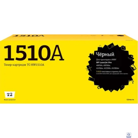 T2  W1510A Тонер-картридж TC-HW1510A HP LaserJet Pro 4003dn/4003dw/4103dw/4103fdn/4103fdw (3050 стр.) черный, с чипом