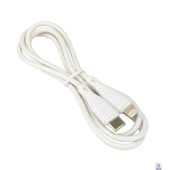 Cablexpert Кабель USB2.0 Lightning/Type-C, 2.1А, 20Вт, PD, медь, Mobile1, 1м, белый, коробка (CCB-USB2-CMAPO1-1MW)