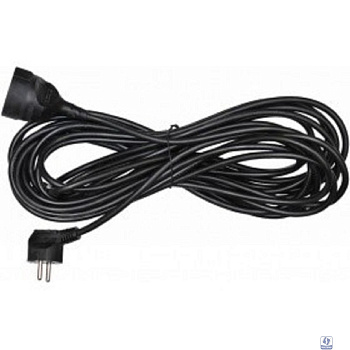 BURO Сетевой удлинитель 1 розетка, 10 метров (BU-PS1.10/B), черный (пакет ПЭ) 