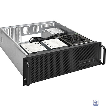 Exegate EX293920RUS Серверный корпус ExeGate Pro 3U450-09 <RM 19", высота 3U, глубина 450, БП 900ADS, USB>