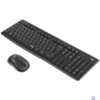 920-009807 Logitech Клавиатура + мышь MK295 с поддержкой SilentTouch оригинальная заводская гравировка RU/LAT
