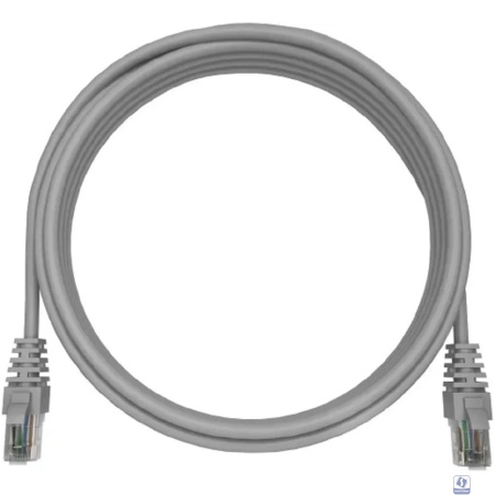 NTSS NTSS-PC-UTP-RJ45-5e-3.0-LSZH-GY Патч-корд NTSS 2 х RJ45/8P8C, T568B UTP 5e кат. литой 3 метра, LSZH, серый