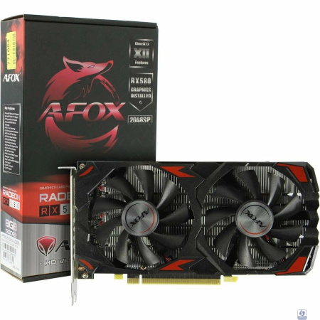 Повреждение упаковки Видеокарта AFOX RX580 8GB GDDR5 256Bit  2xDP/HDMI ATX 2FAN  (AFRX580-8192D5H3-V3) RTL