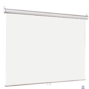 Lumien Eco Picture [LEP-100106] Настенный экран  127х127см (рабочая область 121х121 см) Matte White восьмигранный корпус, возможность потолочн./настенного крепления, уровень в комплекте, 1:1 (треуголь