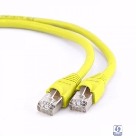 Патч-корд FTP Cablexpert PP6-10M/Y-O кат.6, 10м, литой, многожильный (жёлтый)