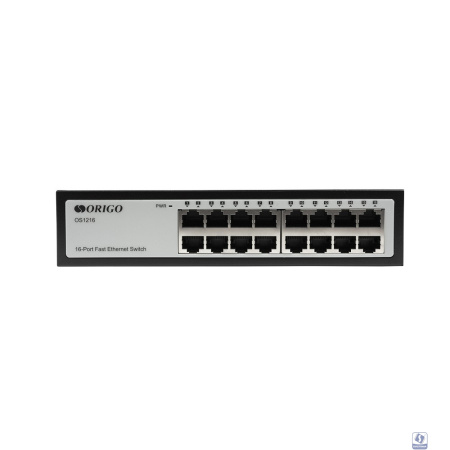ORIGO OS1216/A1A Неуправляемый коммутатор 16x100Base-TX, корпус металл
