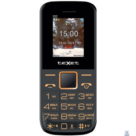 TEXET TM-202 цвет черный