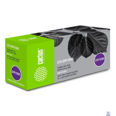 Повреждение упаковки Блок фотобарабана Cactus CS-DR1095 черный ч/б:10000стр. для DCP 1602/1602R, HL 1202/1202R Brother