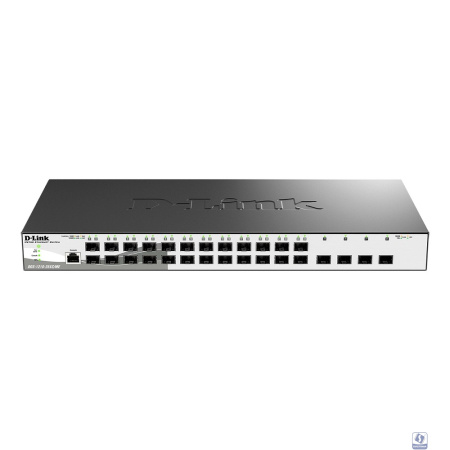 D-Link DGS-1210-28XS/ME/C1A Управляемый L2 коммутатор с 24 портами 100/1000Base-X SFP и 4 портами 10GBase-X SFP+
