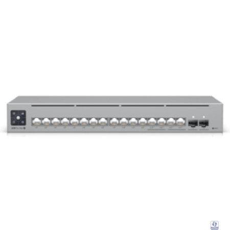 UBIQUITI USW-Pro-Max-16-PoE PoE-коммутатор в стойку, UniFi Switch, 4х 2.5G RJ45, 12х 1G RJ45, 2х 10G SFP+, раздача 180 Вт