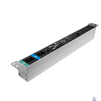 ЦМО Блок розеток Rem-16 с АВР, 1x16A, 4C13, подкл к контроллеру R-2MC по Modbus, вход 2?C20 R-16-4C13-T-440