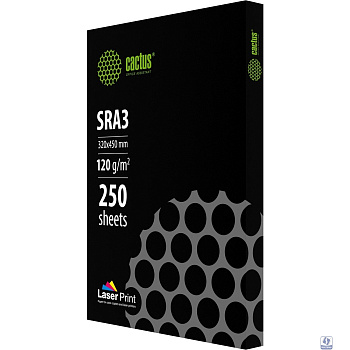Бумага Cactus CS-LPSRA3120250 SRA3/120г/м2/белый/250л. CIE170% для лазерной печати