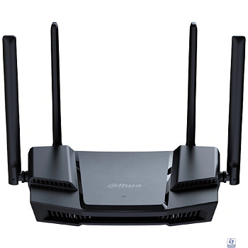 DAHUA DH-AX18 Беспроводной роутер 1x10/100/1000Мбит/с WAN; 3x10/100/1000Мбит/с LAN; 2.4ГГц: 802.11 b/g/n/ax 574Мбит/с; 5 ГГц: 802.11 a/n/a/ac/ax 1201Мбит/с