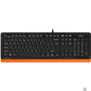 Клавиатура A-4Tech Fstyler FK10 ORANGE черный/оранжевый USB [1147534]