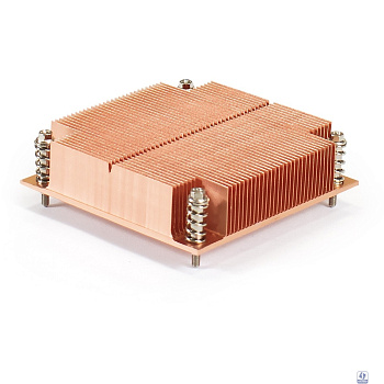 Exegate EX286164RUS Радиатор для процессора ExeGate ESNK-0046.1U.115x.Cu (Медный, LGA1150/1151/1155/1156/1200, TDP 100W, 435г, на винтах, с термопастой, Retail box)