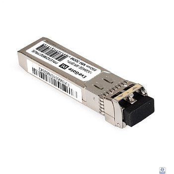 Exegate EX298327RUS Трансивер SFP+ EXT-10G-MM850-LC2-300M (10GBase-SR для многомодового оптического кабеля, 10 Гбит/с, Tx:850/Rx:850 нм, до 300 м, разъем Duplex LC)
