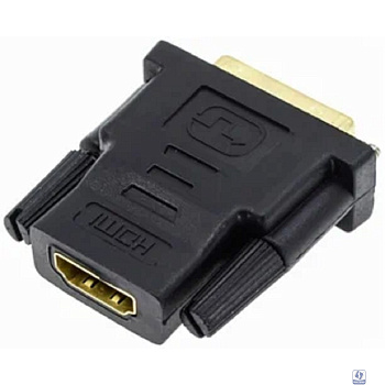 Bion Переходник HDMI - DVI-I 19F/19M (мама-папа), позолоченные контакты, черный [BXP-A-HDMI-DVI-2]