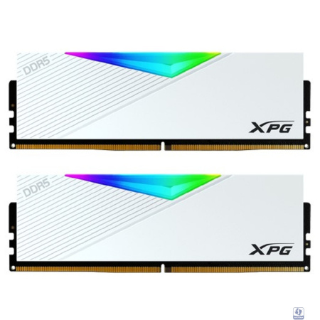 A-data DDR5 DIMM 64GB XPG LANCER RGB DDR5-6400 AX5U6400C3232G-DCLARWH, CL32, 1.4V K2*32GB RGB WHITE 