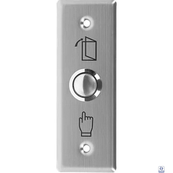 Кнопка выход Tantos TDE-02  прямоугольная, металл