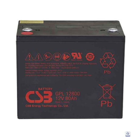 CSB Батарея GPL12800 (12V 80Ah)
