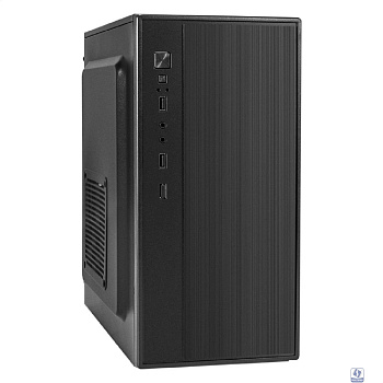 Exegate EX299269RUS Корпус Minitower ExeGate BAA-408-UNS400 (mATX, БП UNS400 с вент. 12см, 2*USB, HD Audio, черный)