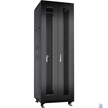 Cabeus ND-05C-42U60/120-BK Шкаф монтажный телекоммуникационный 19" напольный для распределительного и серверного оборудования 42U 600x1200x2055mm (ШхГхВ) передняя и задняя двойные перфорированные двер