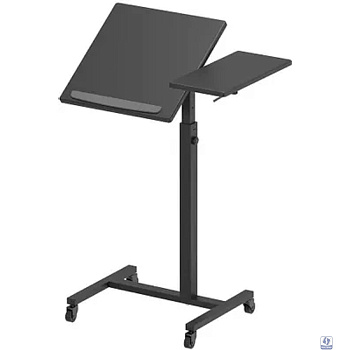 Kromax OMEGA-10 black,Стол-трансформер для ноутбука, проектора на колёсах, max 15 кг.
