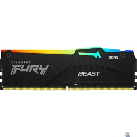 Kingston DDR5 DIMM 8Gb FURY Beast RGB , 5600MHz, CL36, 1,25v, KF556C36BBEA-8
