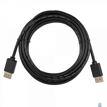 Кабель ACD Кабель ACD-DDPM2-50B |ACD-DDPM2-50B| DisplayPort 1.2,  Golden Plated, 20m/20m, Черный, 5м, (742385)