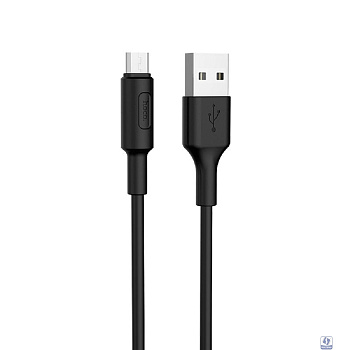 HOCO Кабель USB2.0 Hoco AM/MicroUSB, 2А, X25, 1м, черный, коробка