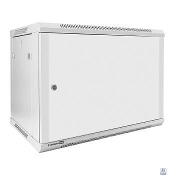 Exegate EX298613RUS Шкаф телекоммуникационный 19" настенный 9U ExeGate EC-WM-9U.450.M.GREY (19”, 9U, 600x450x500mm (ШхГхВ), передняя дверь металл, съемные боковые панели, пыле- и влагозащита IP23, све