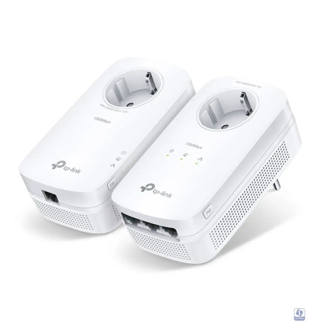 TP-Link TL-PA8033P KIT AV1300 Комплект гигабитных Powerline-адаптеров со встроенной розеткой