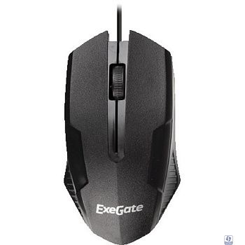 Exegate EX264096RUS Мышь Exegate SH-9025  <black, optical,  3btn/scroll, 1000dpi, USB>, Color box