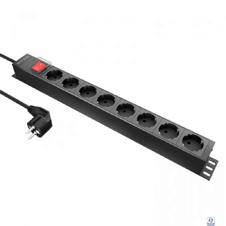 NTSS Блок распределения питания гор.размещ. 8xSchuko базовые 16A Schuko 1.8м NTSS-PDU-DA2034