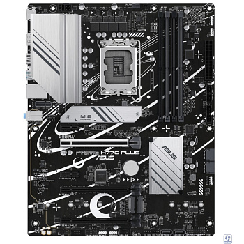 ASUS PRIME H770-PLUS (Socket 1700, ATX, 4xDDR5 (192GB), DP/HDMI, 1xPCIe 5.0x16/1xPCIe 4.0x16/xPCIex1.0, 1xLAN (2.5GbE), 4xSATA 6Gb/s, 3xM.2, 1xType-C, 3xUSB 3.2, 2xUSB 2.0)