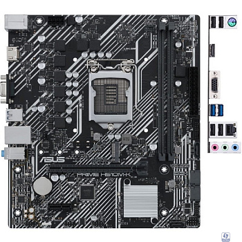 ASUS PRIME H510M-K (Socket 1200, mATX, 2xDDR4(64GB), VGA/HDMI 2.0, 1xPCIe 4.0x16/1xPCIe 3.0, 1xLAN, 4xSATA 6Gb/s, 1xM.2, 2xUSB 3.2, 4xUSB 2.0, 1xPS/2)
