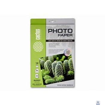 CACTUS CS-GSA413020 Фотобумага A4/130г/м2/20л. глянцевое самоклей. для струйной печати