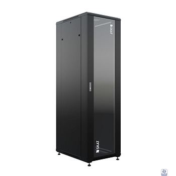 БАСТИОН SKAT TB-22R680GF-B Шкаф напольный универсальный серверный 22U 600х800мм, дверь стеклянная (4402) 