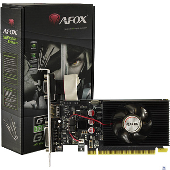 Видеокарта AFOX GT610 2GB LP DDR3 64bit VGA/DVI/HDMI (AF610-2048D3L7-V6) RTL
